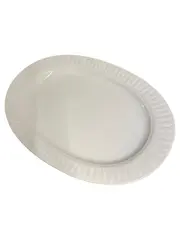 Vorschaubild 1 von Thomas Germany Servierplatte Oval Weiß Porzellan 33 cm Reliefrand