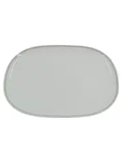 Vorschaubild 1 von Servierplatte oval Porzellan weiß 38cm klassisch
