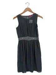 Vorschaubild 1 von Kinder Festliches Kleid Gr. 158 Schwarz Elegant Strasssteine