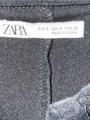 Vorschaubild 4 von Damen Blusenkleid Kurzarm Knopfleiste Kragen Schwarz Gr. 36/S Casual