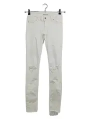 Vorschaubild 1 von Damen Destroyed Jeans Hose weiß Gr. 26 Skinny Fit Modern
