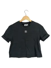 Vorschaubild 1 von Sport Shirt Damen Gr. 36 Schwarz Kurzarm Trefoil Logo Sportlich