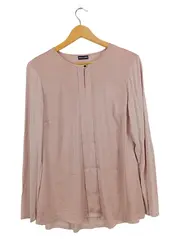 Vorschaubild 1 von Damen Bluse Elegant Rosa Gr. 40/L Langarm Business
