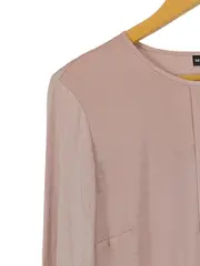 Vorschaubild 3 von Damen Bluse Elegant Rosa Gr. 40/L Langarm Business