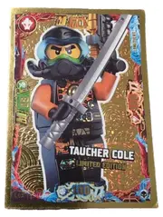 Vorschaubild 1 von Sammelkarte Ninjago Taucher Cole Limited Edition Trading Card Game
