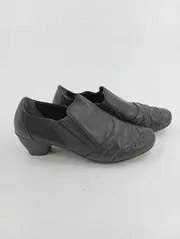 Vorschaubild 2 von Damen Stiefeletten Gr. 36 Schwarz Casual Leder J.P. Press