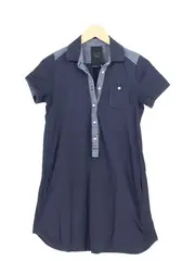 Vorschaubild 1 von Damen Freizeitkleid Gr. 36/S Blau Baumwolle Casual