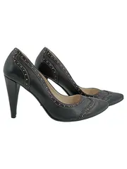 Vorschaubild 1 von Damen Pumps Gr. 39 Schwarz Klassisch Elegant Brogue-Details