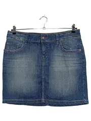 Vorschaubild 1 von Denim Jeansrock Damen Gr. 30 Blau Mini Casual Vintage Wash