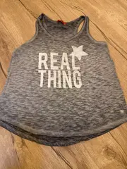 Vorschaubild 2 von Damen Tank Top Real Thing Gr. M grau meliert