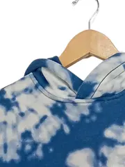 Vorschaubild 2 von Kapuzenpullover Batikmuster Blau Gr. 146 Hoodie