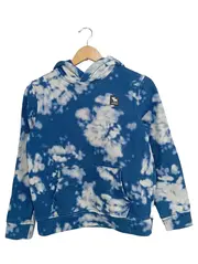Vorschaubild 1 von Kapuzenpullover Batikmuster Blau Gr. 146 Hoodie