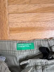 Vorschaubild 2 von Kinder Cargo Shorts Oliv Gr. 110 Baumwolle