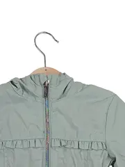 Vorschaubild 4 von Happy Girl Club Mädchen Leichte Jacke Gr. 92 Grün Rüschen Übergangsjacke