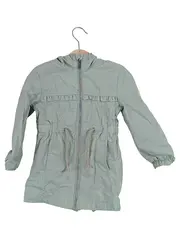 Vorschaubild 1 von Happy Girl Club Mädchen Leichte Jacke Gr. 92 Grün Rüschen Übergangsjacke