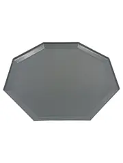 Vorschaubild 1 von Servierplatte Grau Metall 30x30 cm Minimalistisch