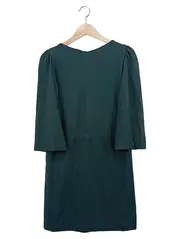 Vorschaubild 2 von Damen Freizeitkleid Gr. 34/XS Grün Baumwolle Elegant
