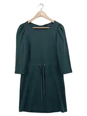 Vorschaubild 1 von Damen Freizeitkleid Gr. 34/XS Grün Baumwolle Elegant