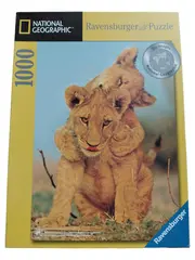 Vorschaubild 1 von Puzzle 1000 Teile National Geographic Löwenbabys Löwen