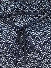 Vorschaubild 2 von A-Linienrock Damen Gr. 36/S Blau Grafisch Midirock Freizeit