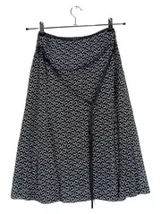 Vorschaubild 1 von A-Linienrock Damen Gr. 36/S Blau Grafisch Midirock Freizeit