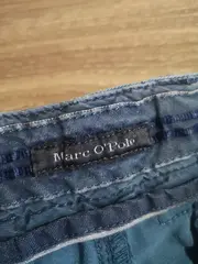 Vorschaubild 2 von Herren Chino Shorts Gr. 48/W32 Blau Baumwolle Bermuda