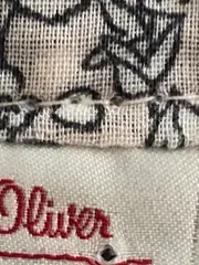 Vorschaubild 6 von Damen Bluse 46 Blumenmuster Kurzarm Knopfleiste Casual