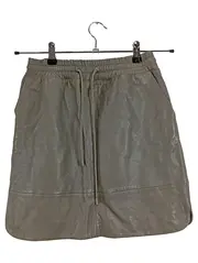 Vorschaubild 1 von Lederrock Damen Gr. 34/XS Grau Casual