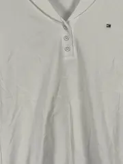 Vorschaubild 4 von Damen Poloshirt Gr. 36/S Weiß Kurzarm Baumwolle Casual