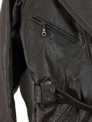 Vorschaubild 4 von Damen Lederjacke Vintage Braun Gr. 40;L Freizeit