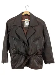 Vorschaubild 1 von Damen Lederjacke Vintage Braun Gr. 40;L Freizeit