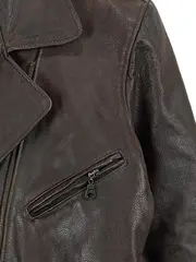 Vorschaubild 3 von Damen Lederjacke Vintage Braun Gr. 40;L Freizeit