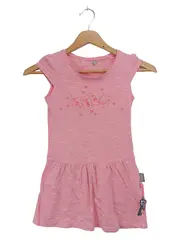 Vorschaubild 1 von Sommerkleid Mädchen Gr. 110 Rosa Casual Baumwolle Grafisch Meliert