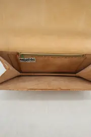 Vorschaubild 2 von ARTISTIC Damen Clutch Braun Elegant Vintage Tierdruck Abendtasche