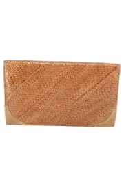 Vorschaubild 1 von ARTISTIC Damen Clutch Braun Elegant Vintage Tierdruck Abendtasche