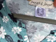 Vorschaubild 3 von Damen Bluse Gr. 44 XXL Blau Floral Casual Oberteil