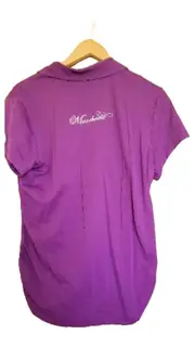 Vorschaubild 2 von Damen Poloshirt Gr. 44 Lila Casual Kurzarm Sport Outdoor