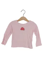 Vorschaubild 1 von Baby Body Marienkäfer Streifen Rosa Gr. 92 Wolle
