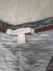 Vorschaubild 2 von Strickjacke Damen Gr. 36/S Grau Casual Viskose-Mix Cardigan