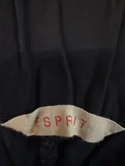 Vorschaubild 2 von Damen Stoffhose Bindegürtel Blau Gr. 40 Baumwolle Casual