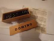 Vorschaubild 2 von Domino Spiel Holzbox Klassisch Schwarz Punkte Ab 6 Jahre