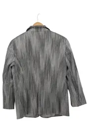 Vorschaubild 2 von Damen Blazer Grau Gr. 42/XL Business Elegant Baumwolle Jacke