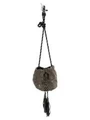 Vorschaubild 1 von Perlenbeutel Beuteltasche Silber Glamourös Quasten Abendtasche Damen