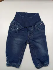 Vorschaubild 2 von Kinder Jogginghose Gr. 62 Blau Casual Baby Hose Rippbund
