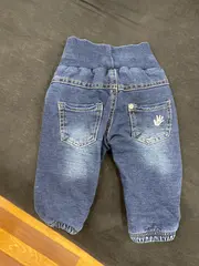 Vorschaubild 3 von Kinder Jogginghose Gr. 62 Blau Casual Baby Hose Rippbund