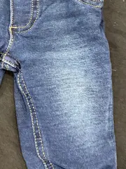 Vorschaubild 6 von Kinder Jogginghose Gr. 62 Blau Casual Baby Hose Rippbund