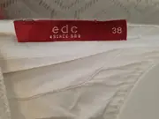 Vorschaubild 5 von EDC Damen Sommerkleid Gr. 38 Weiß Casual