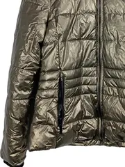 Vorschaubild 5 von Steppjacke Damen Casual Gold Kapuze Reißverschluss Gr. 34 XS
