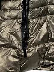 Vorschaubild 4 von Steppjacke Damen Casual Gold Kapuze Reißverschluss Gr. 34 XS
