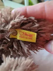 Vorschaubild 3 von Baby Kuscheltier Hase Knopf im Ohr Braun 27 cm Plüschtier